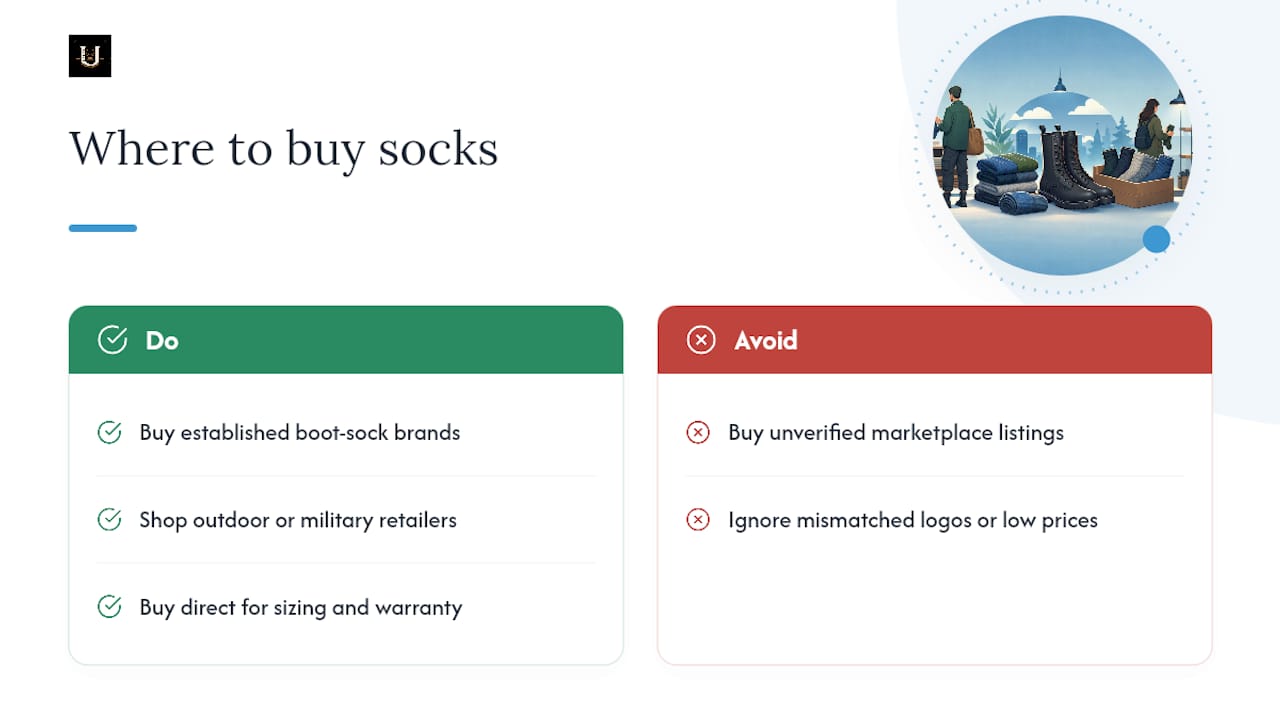 Where to Buy Quality Socks for Combat Boots — overview diagram