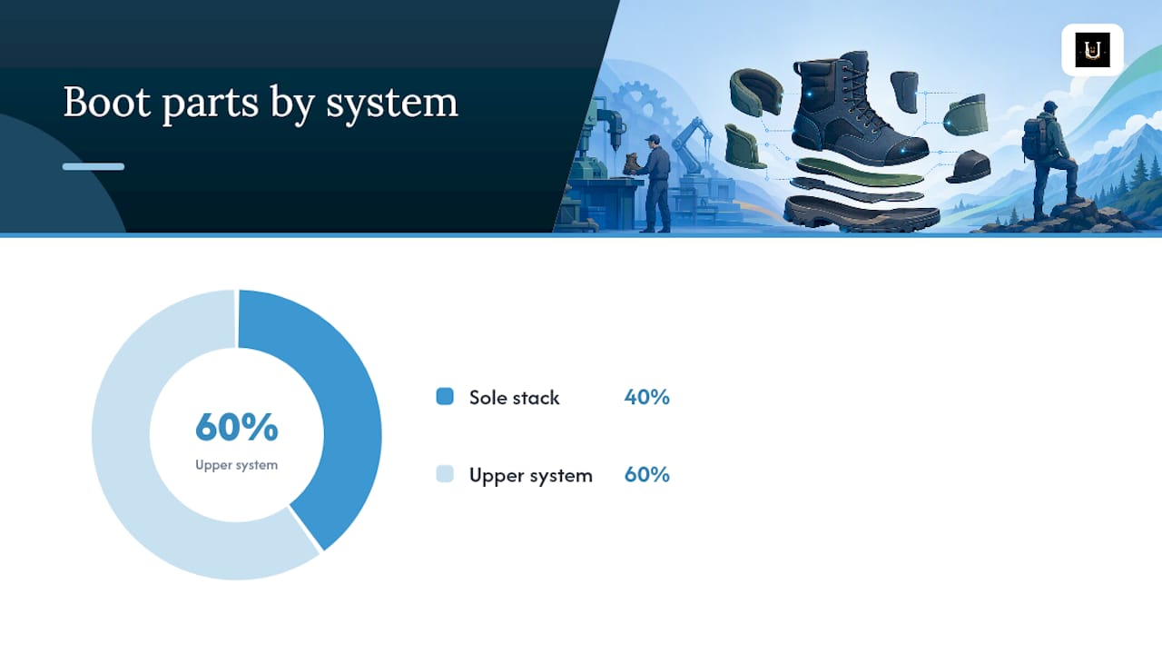 Combat Boot Anatomy: The Boot as an Engineered System — overview diagram
