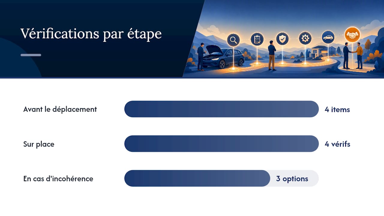 La checklist à suivre avant et pendant la visite — overview diagram