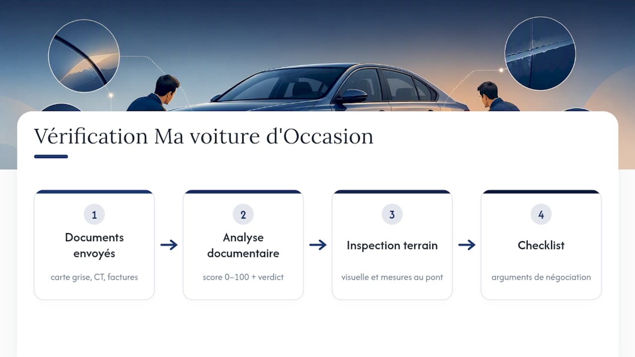 Comment Ma voiture d'Occasion structure cette vérification — overview diagram