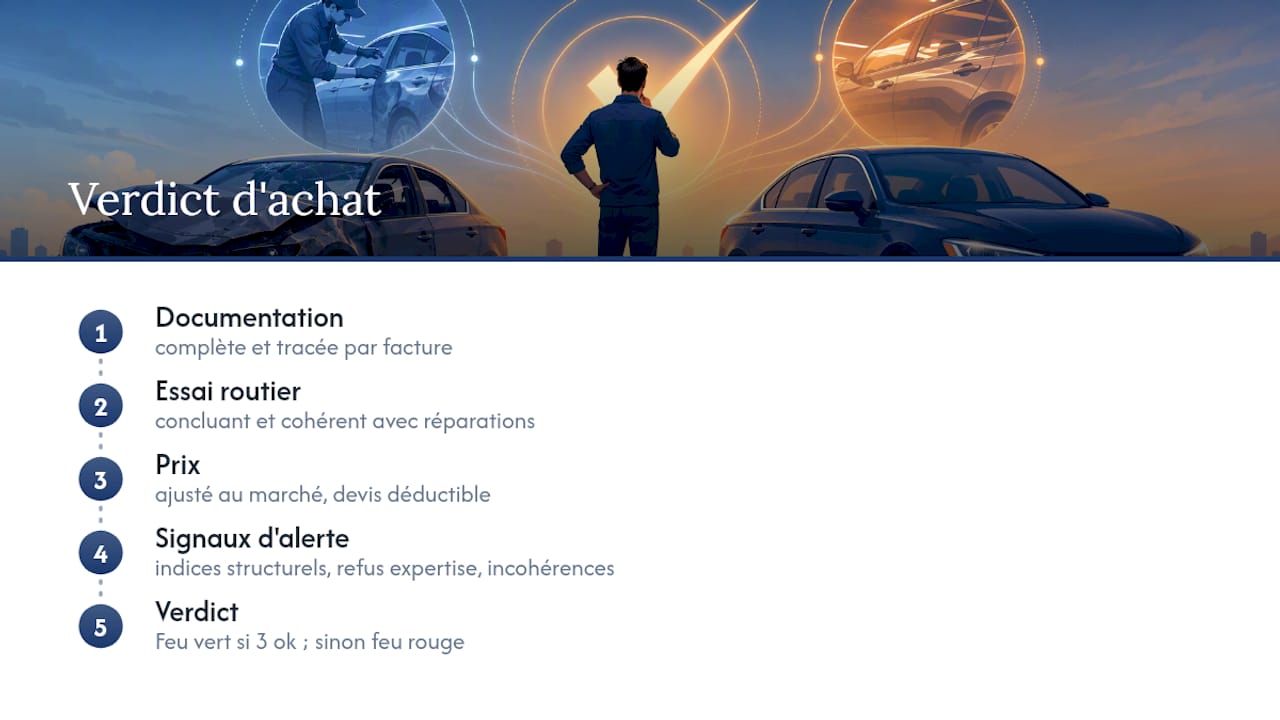 Critères croisés pour décider d'un achat automobile