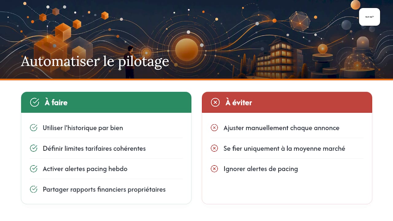 Automatiser le pilotage du taux cible sans y passer ses journées — overview diagram