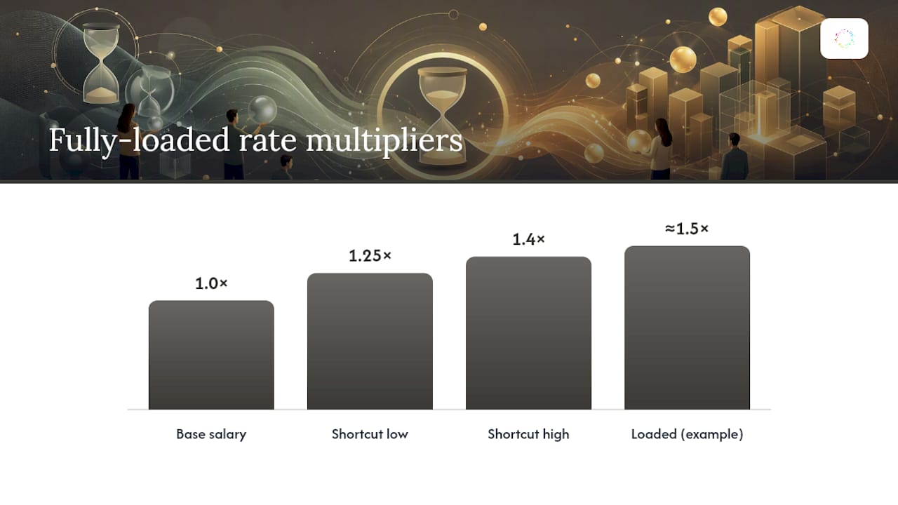 How Do You Turn Saved Hours Into a Fully-Loaded Dollar Value? — overview diagram