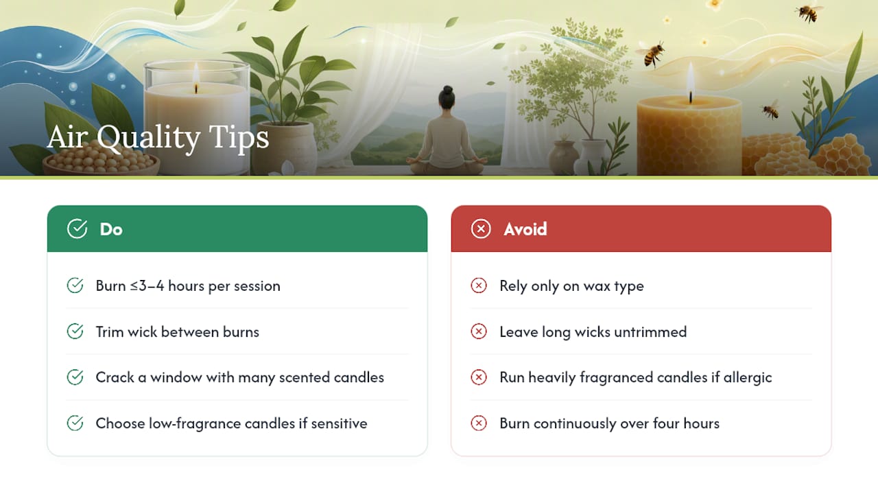 Indoor Air Quality, Soot, and Health Considerations — overview diagram