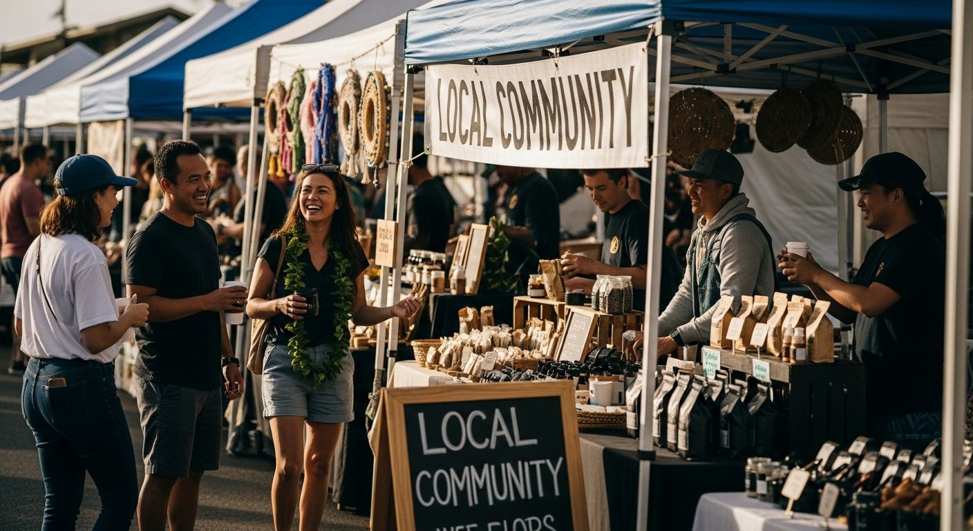 Kailua-Kona local market community