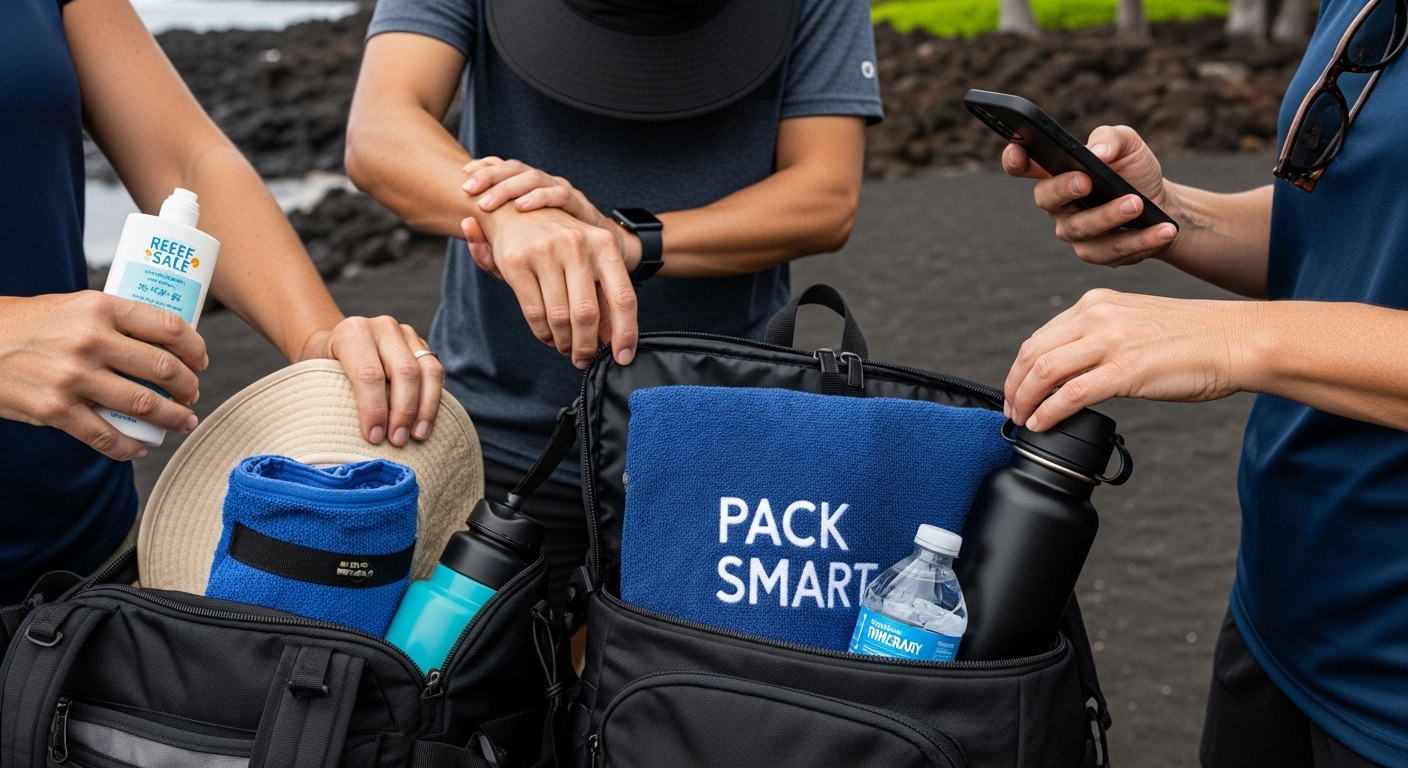 Kona cruise packing tips