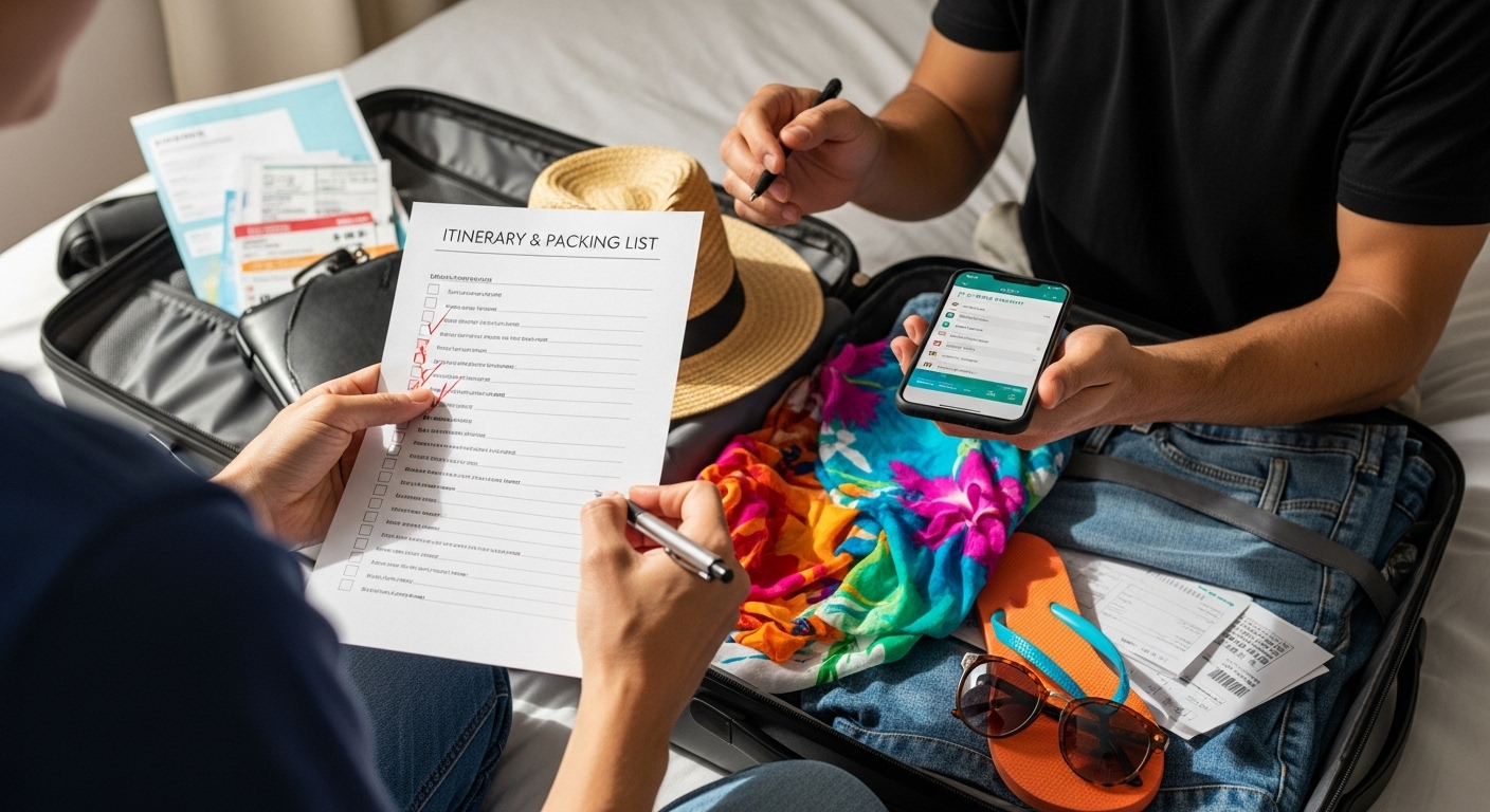 kona packing checklist