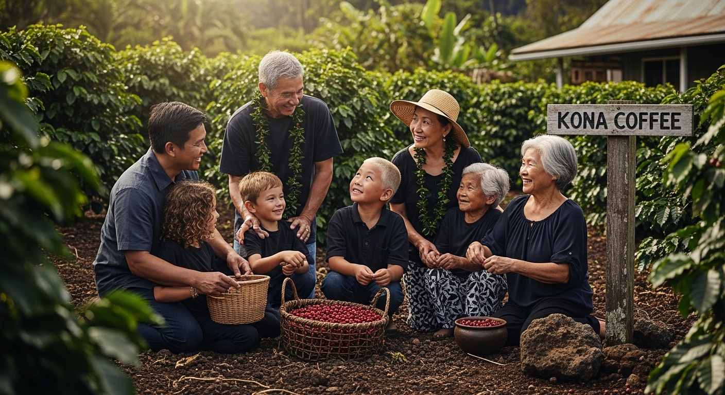 Kona coffee farm