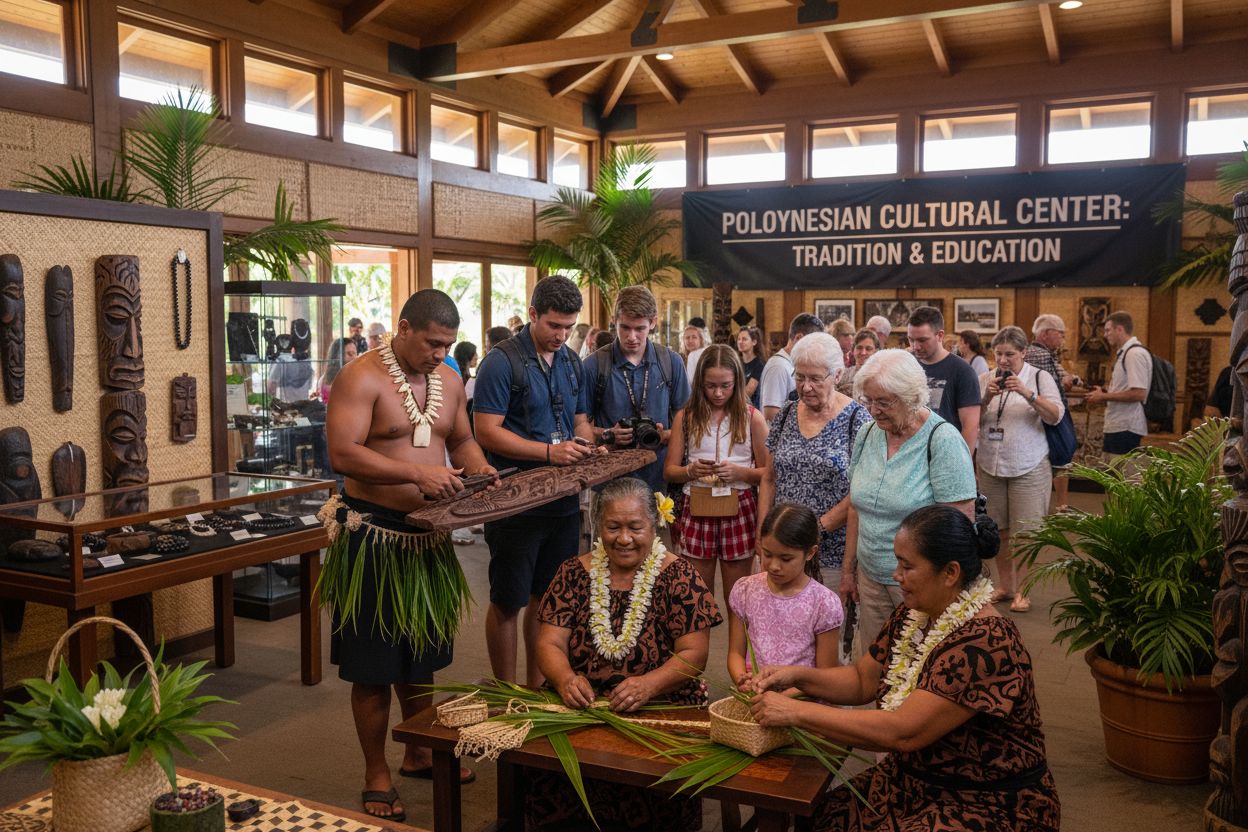 Polynesian culture demonstration