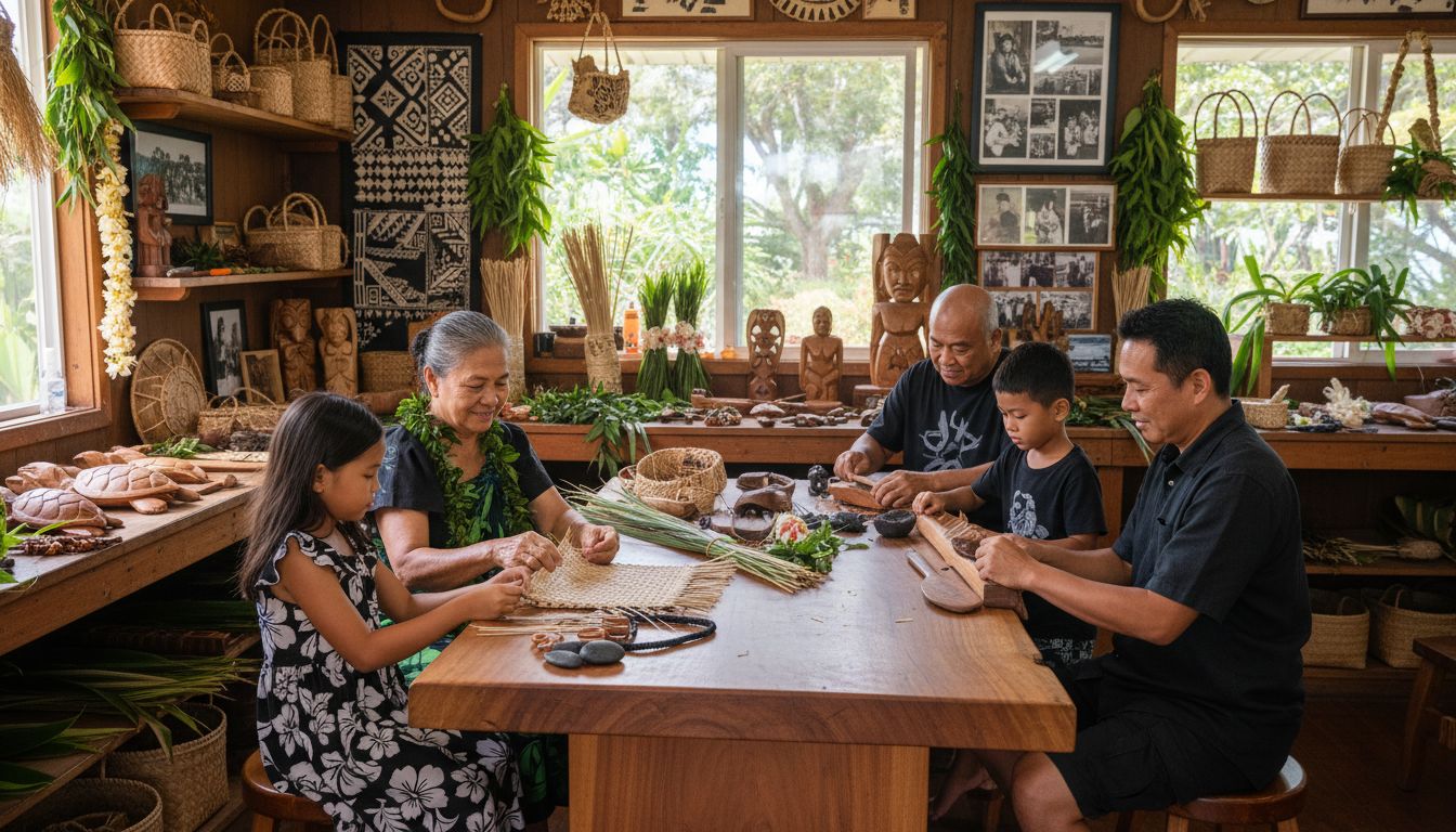 Hawaiian craft making