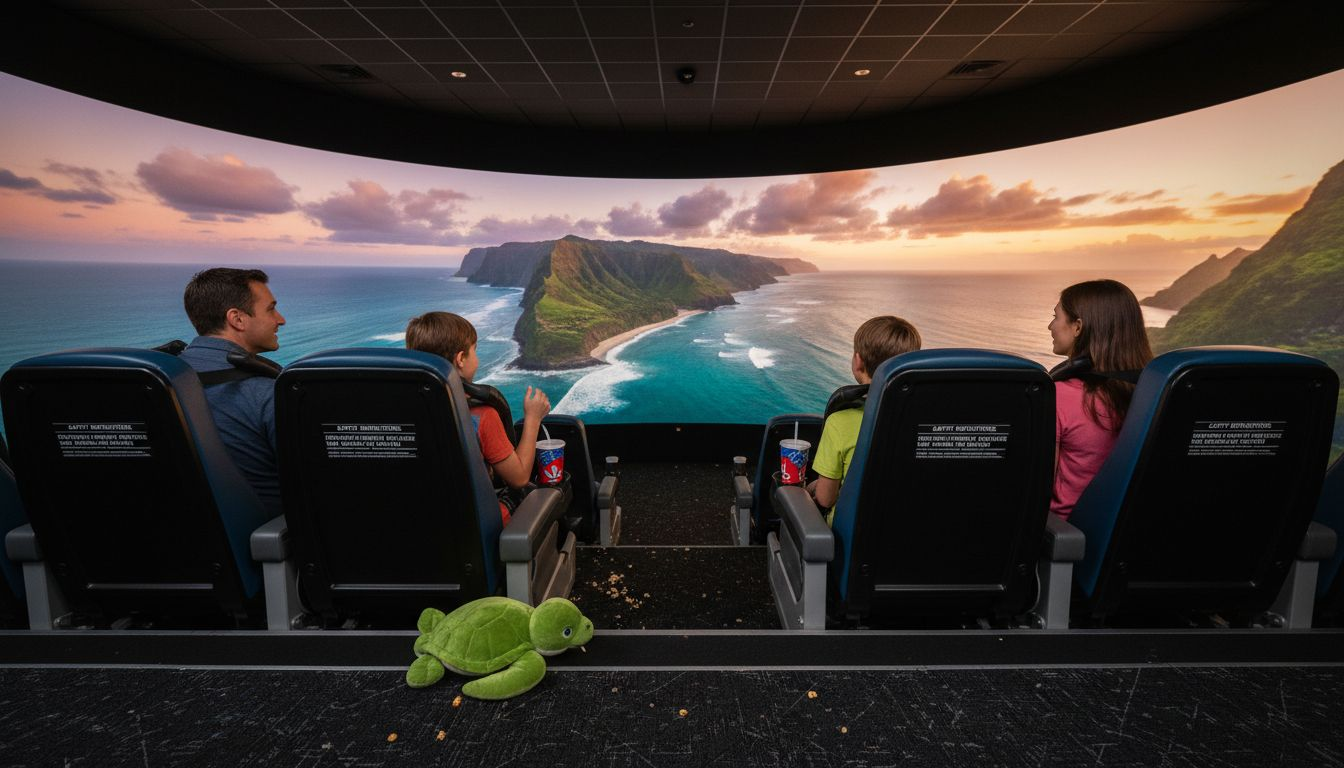 Family experiences flying theater Hawaii