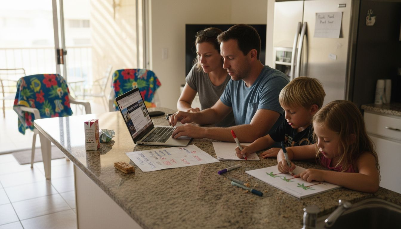 Family planning Hawaii vacation at condo