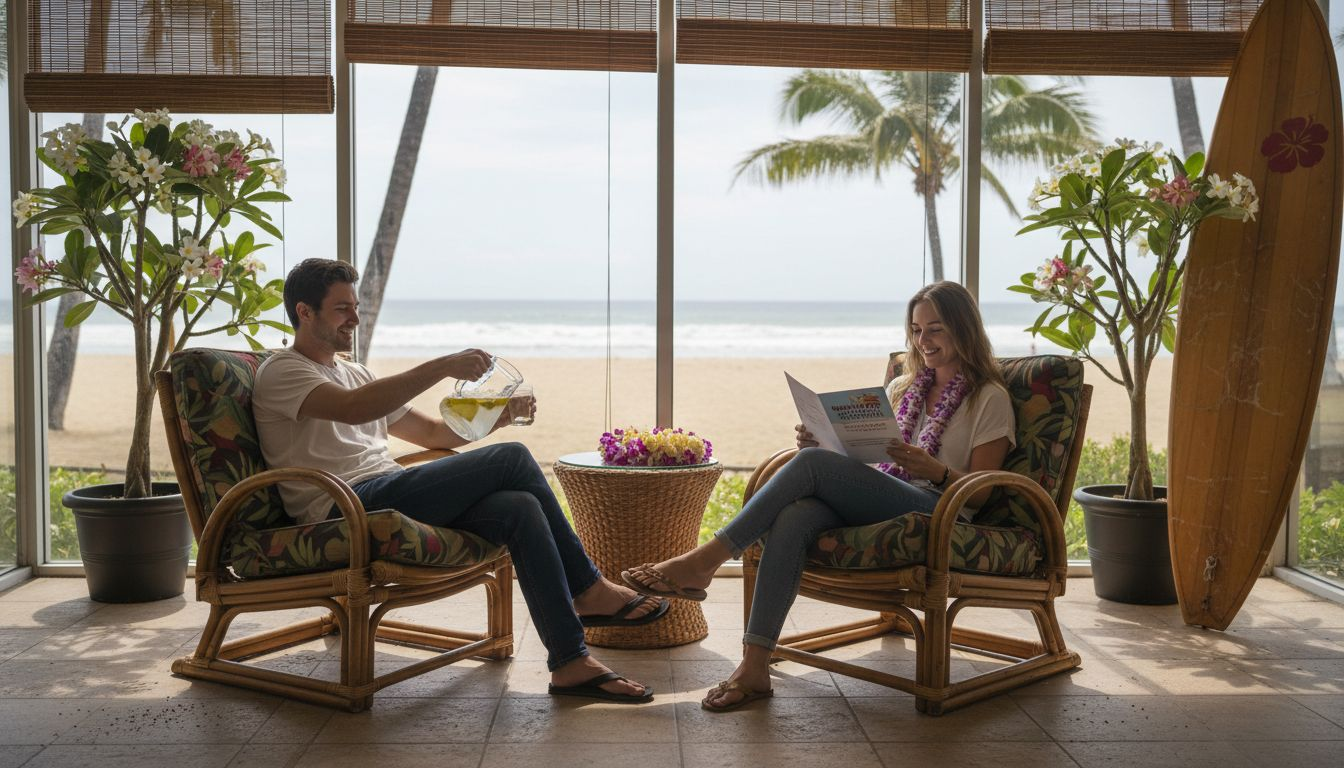 VIP Hawaii lounge with comfortable seating
