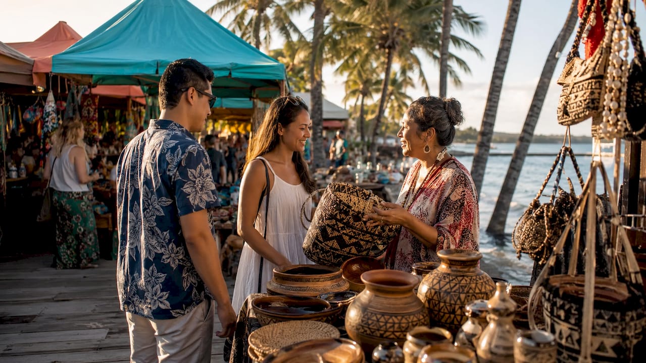 Traditional market illustrates heritage economy