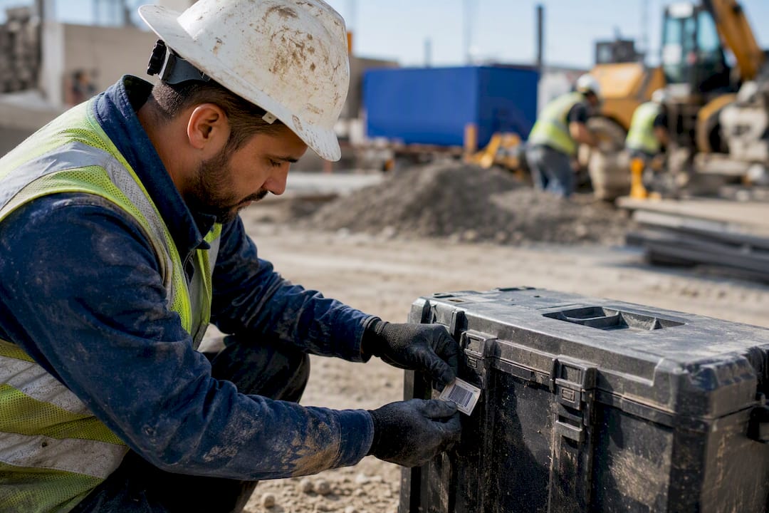 Tool tracking construction crews can actually stick to