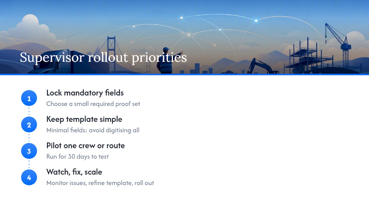 Digital docket rollout priorities diagram