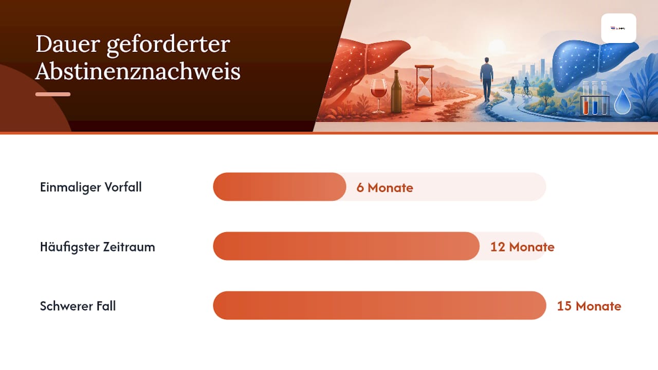 Wann verlangt die MPU einen Abstinenznachweis? — overview diagram