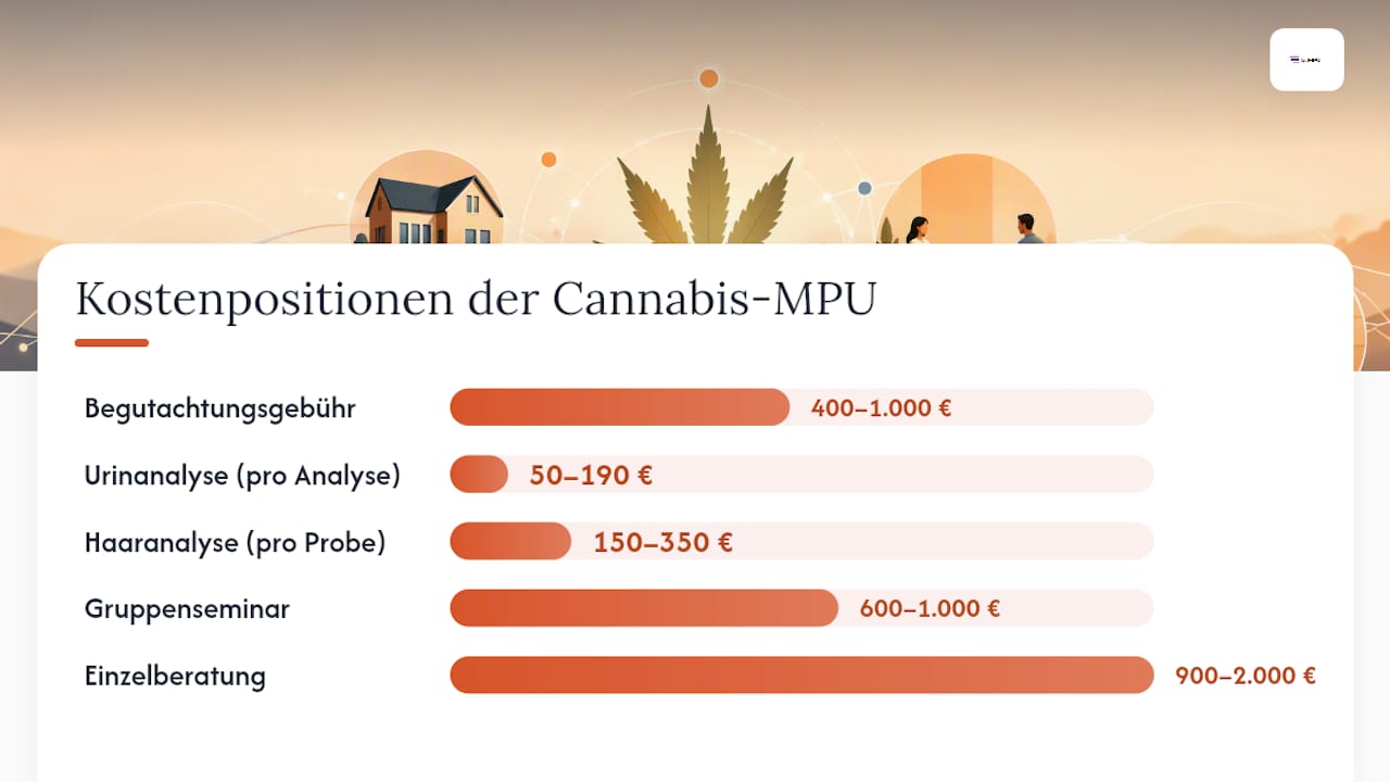Cannabis MPU Kosten im Detail: Diese Posten fallen an — overview diagram