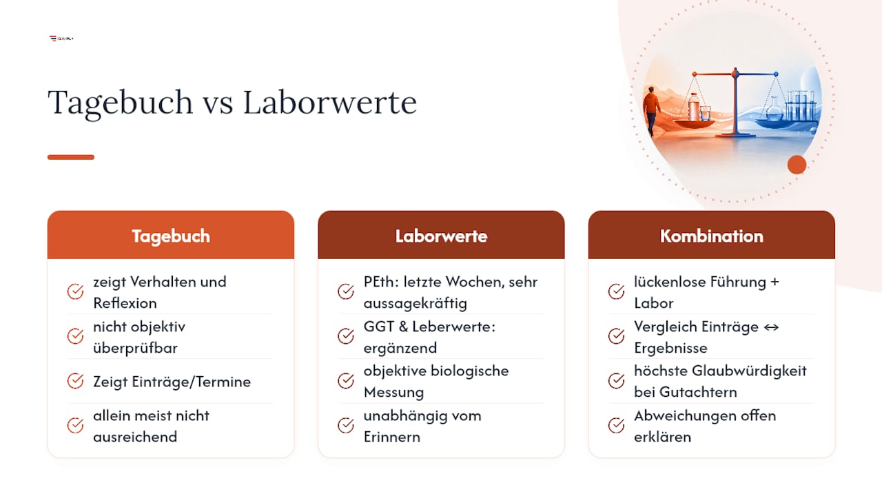 Reichen Selbstangaben aus oder braucht es Laborwerte? — overview diagram