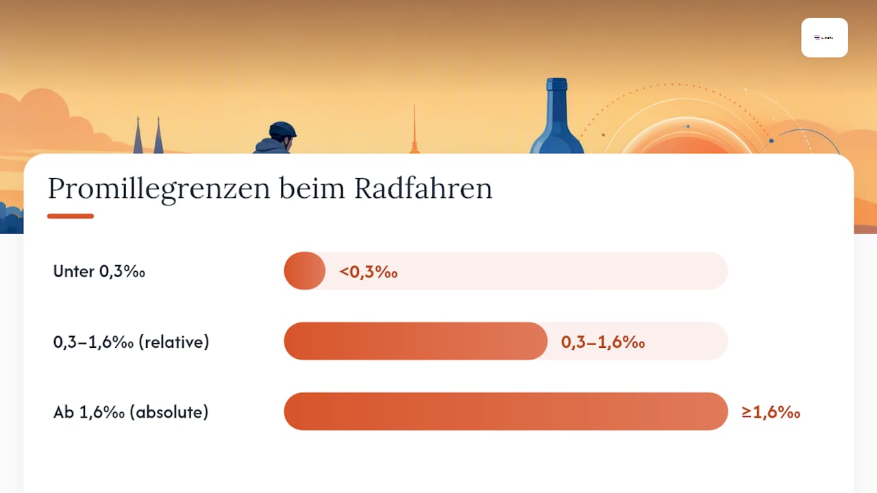 Alkohol auf Fahrrad MPU: Welche Promillegrenzen wirklich gelten — overview diagram
