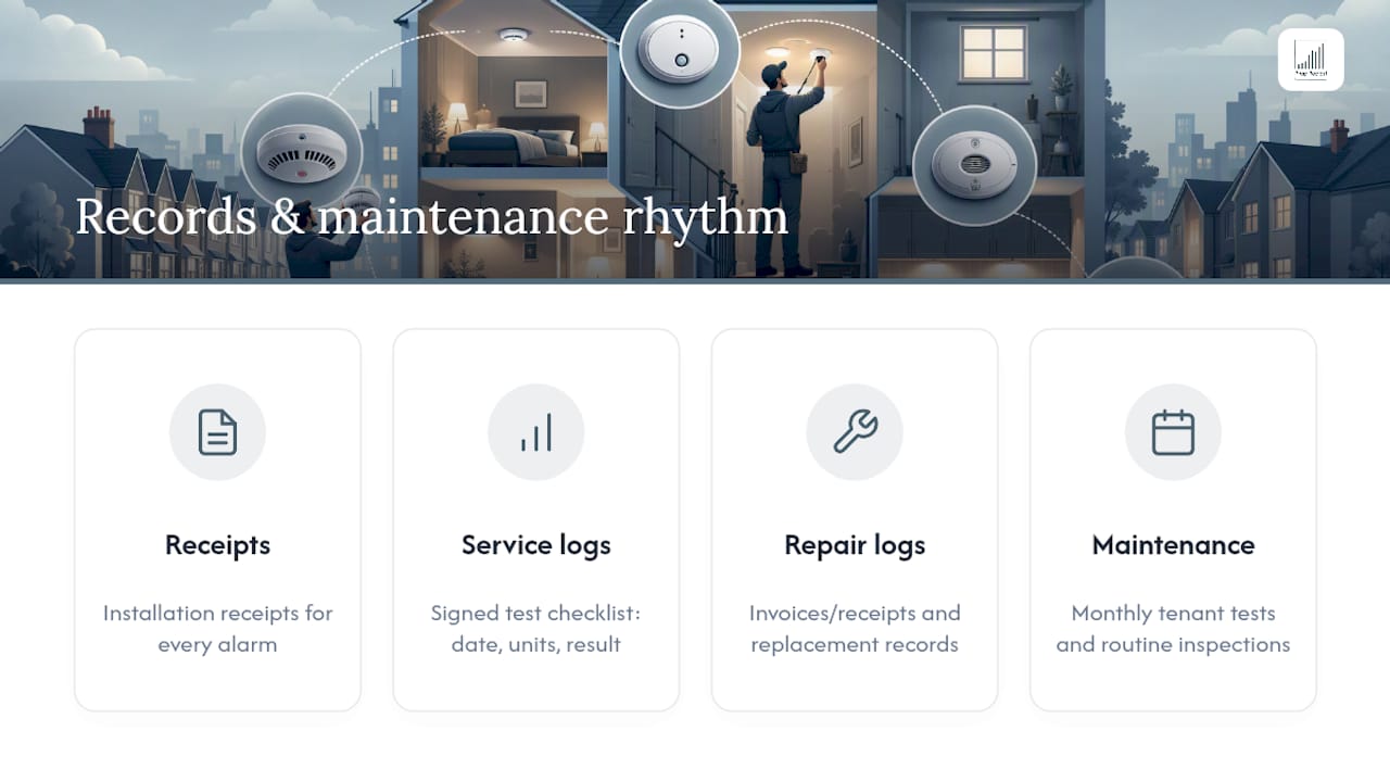 Four categories of alarm compliance records