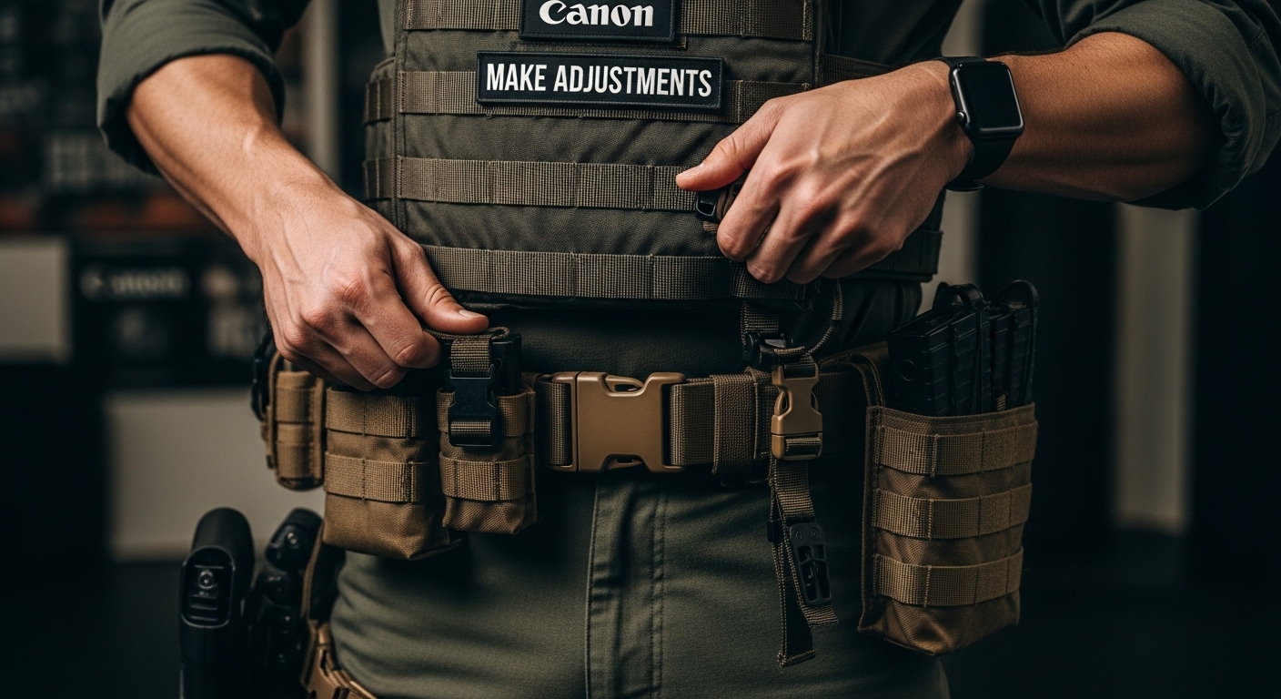 adjust tactical gear