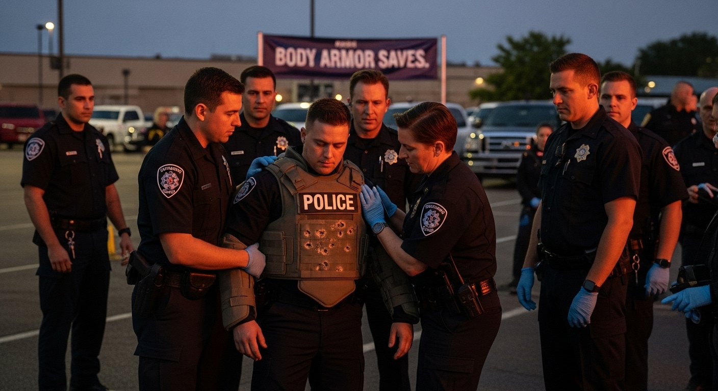 police body armor real use