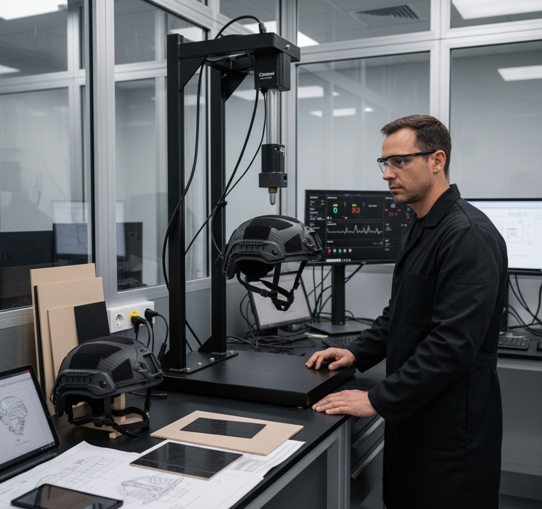 ballistic helmet testing