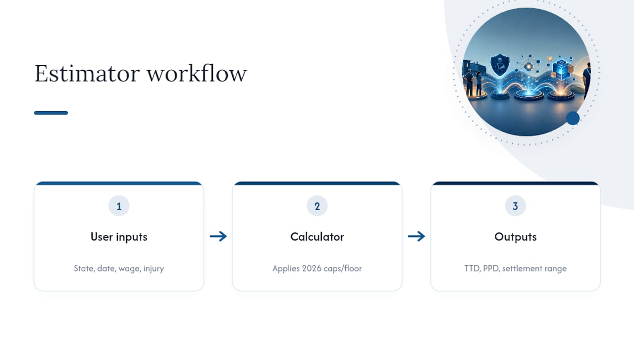 Get a Personalized Estimate With Workerscompestimator — overview diagram