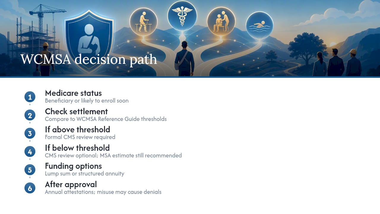 WCMSA review threshold decision path