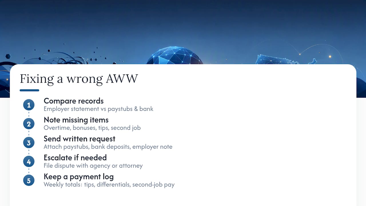 What to Do When Your AWW Looks Wrong — overview diagram