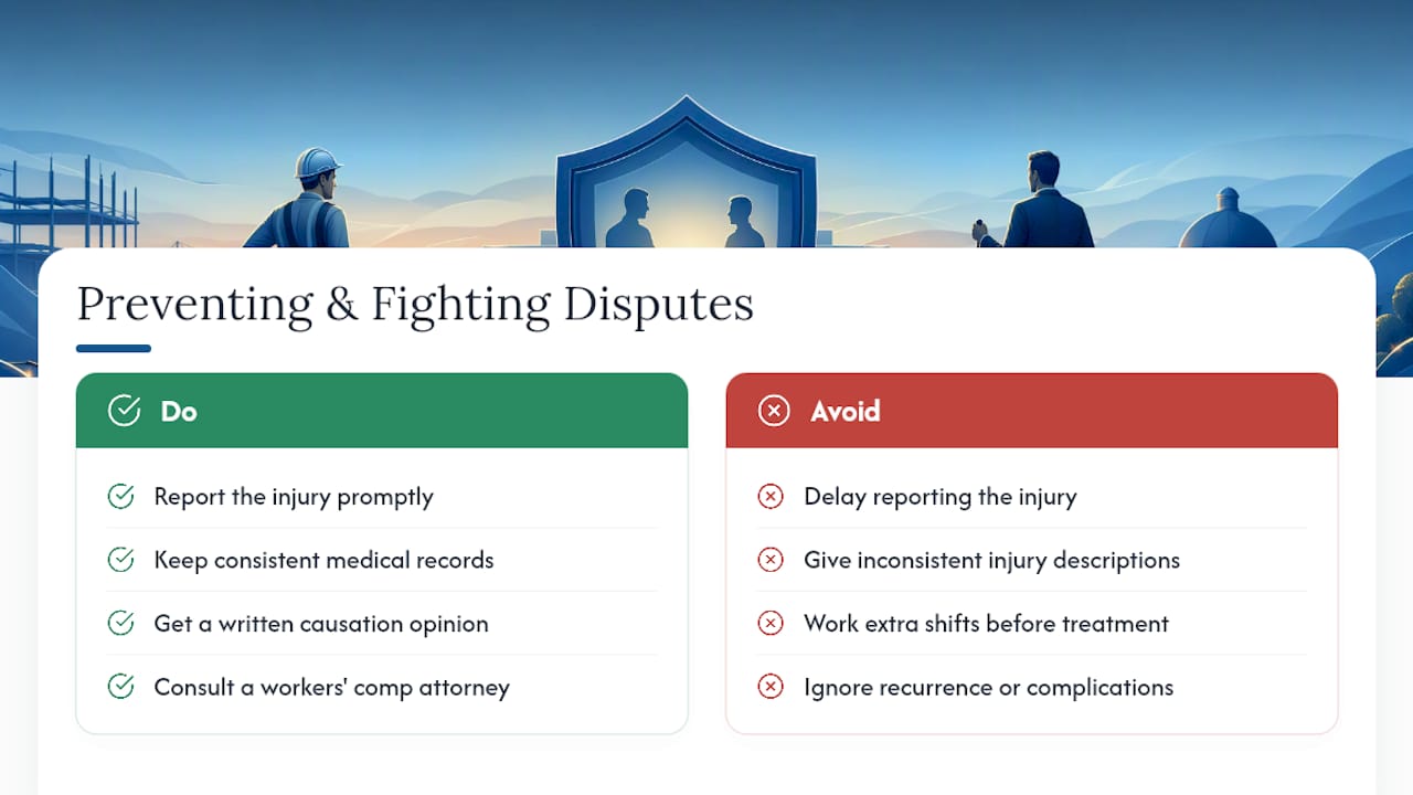 Where Hernia Claims Get Disputed — overview diagram