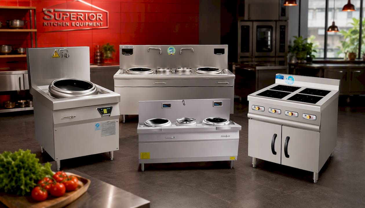 Standing Induction Wok Range