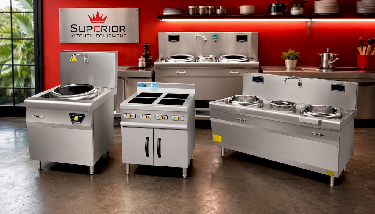 Standing Induction Wok Range