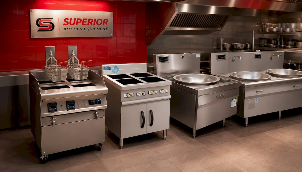 Automated Standing Double Deep Fryer