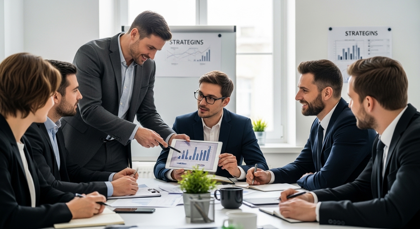 B2B Verkauf, Vertriebsteam, Verkaufsgespräch