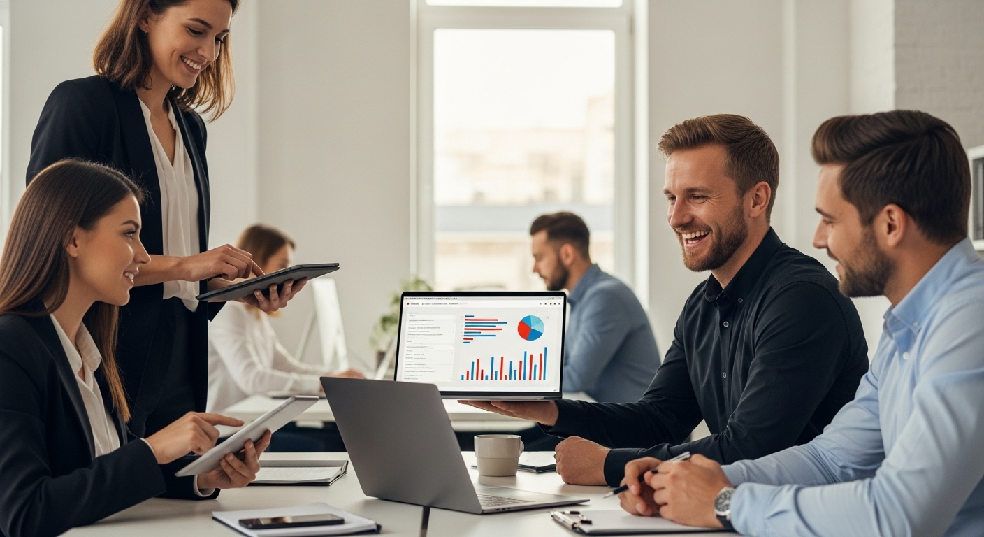 customer acquisition team office