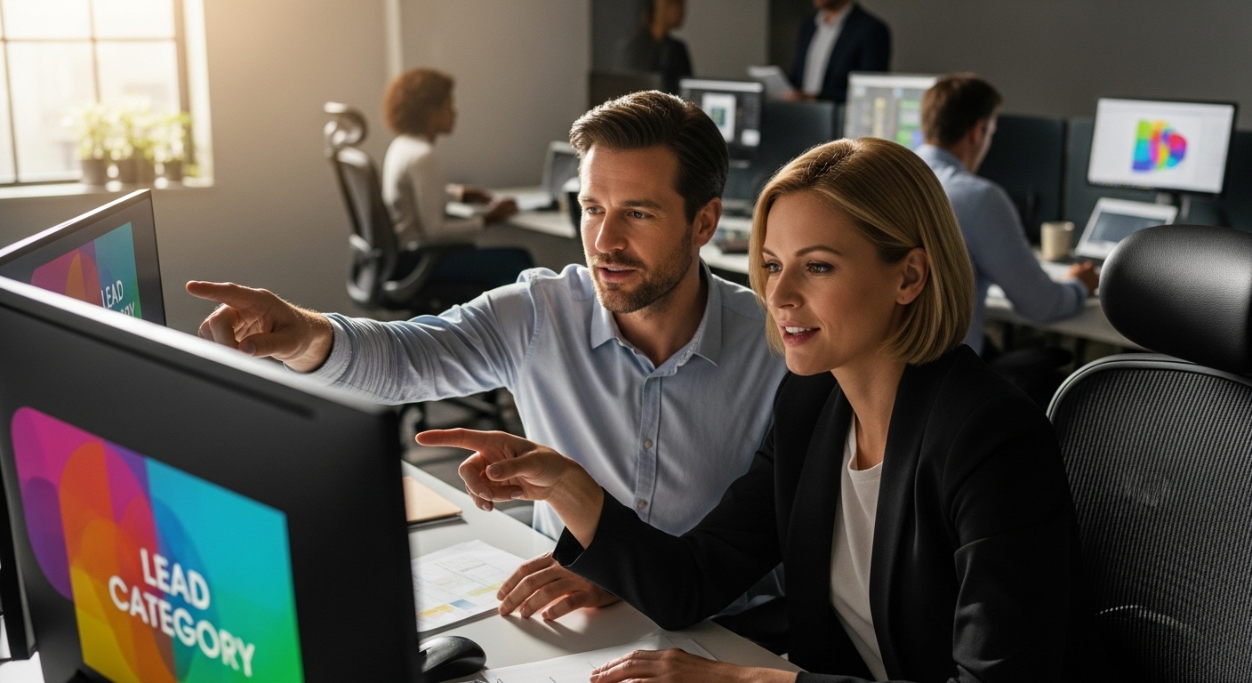Leadqualifizierung Teamarbeit Technologie