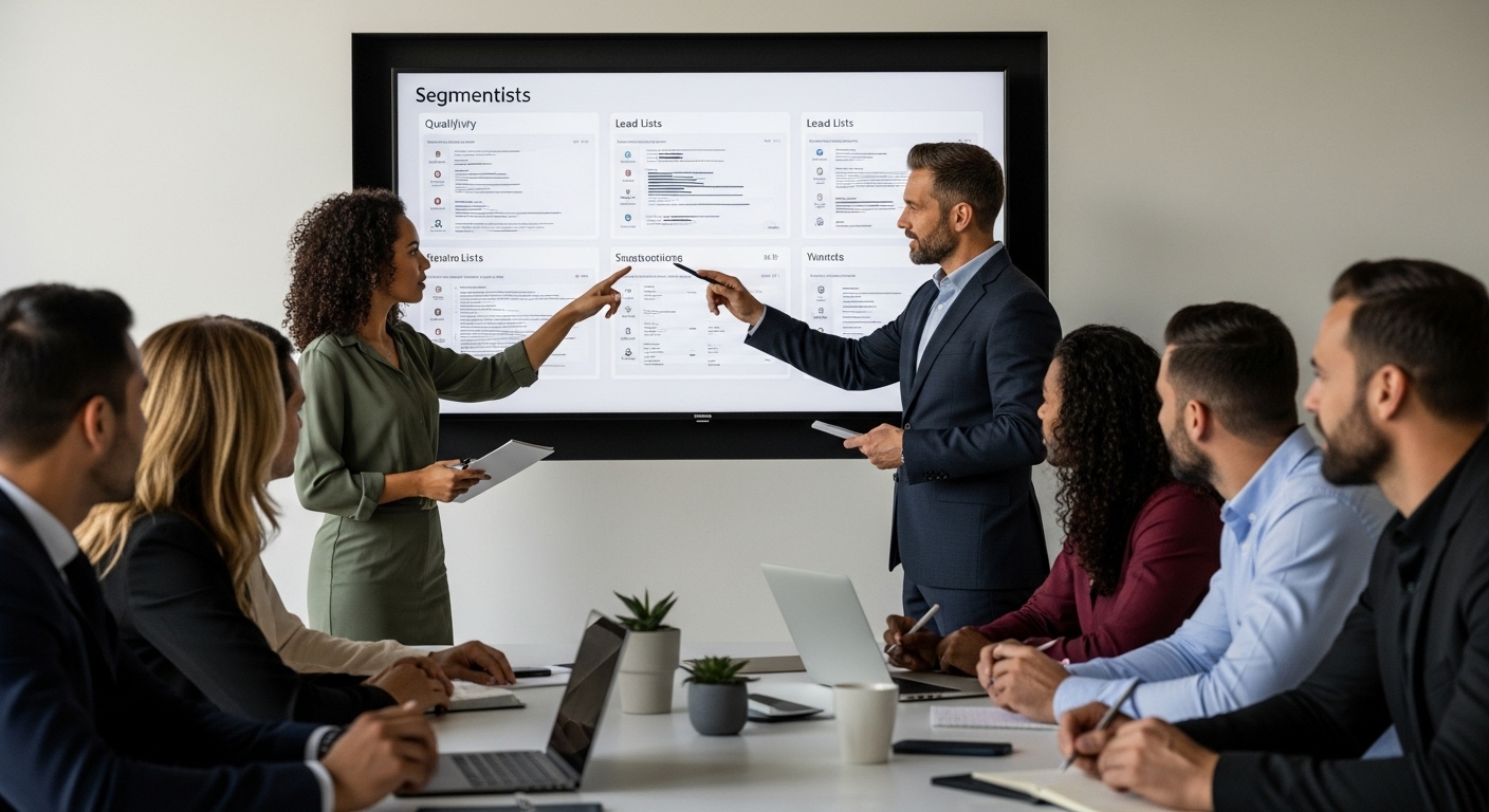 Leadqualifizierung, B2B, Teammeeting