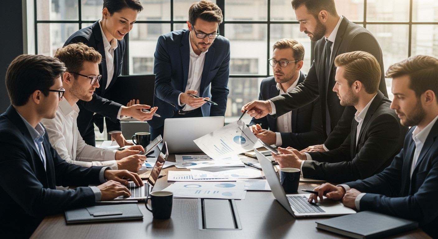 B2B Entscheidungsprozess Meeting