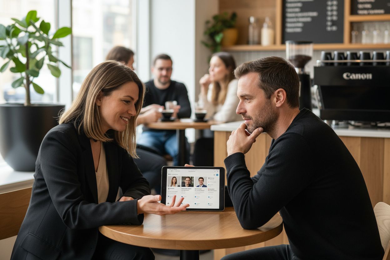 LinkedIn Leadgenerierung Gespräch