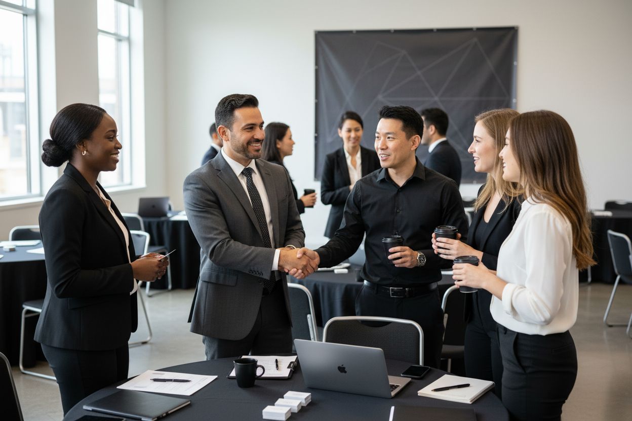B2B Networking Geschäftstreffen Konferenz
