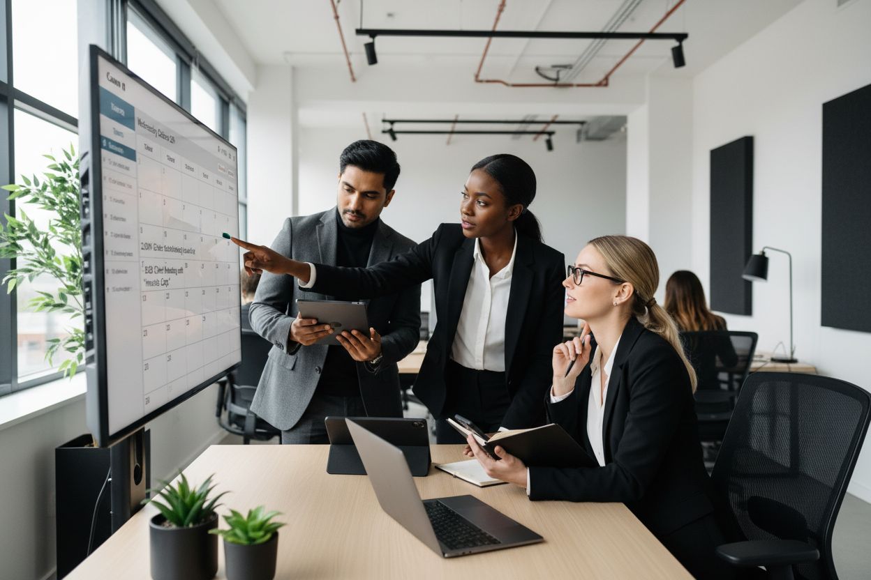 B2B Terminplanung Teamwork