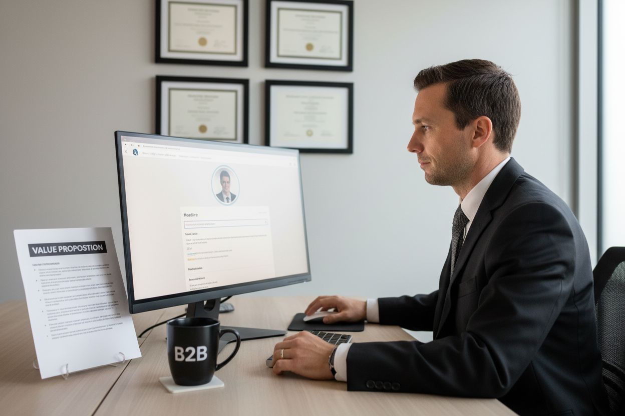 linkedin profil optimieren b2b