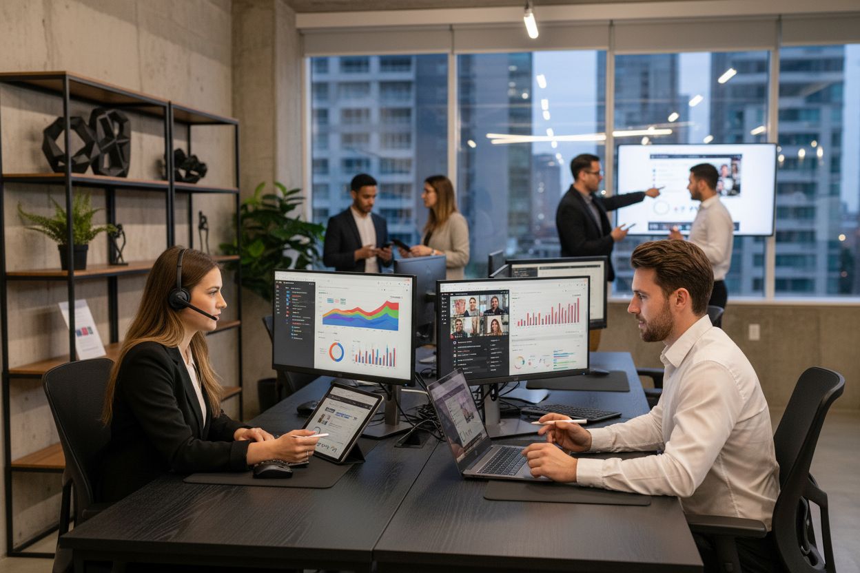 CRM Vertrieb Büro