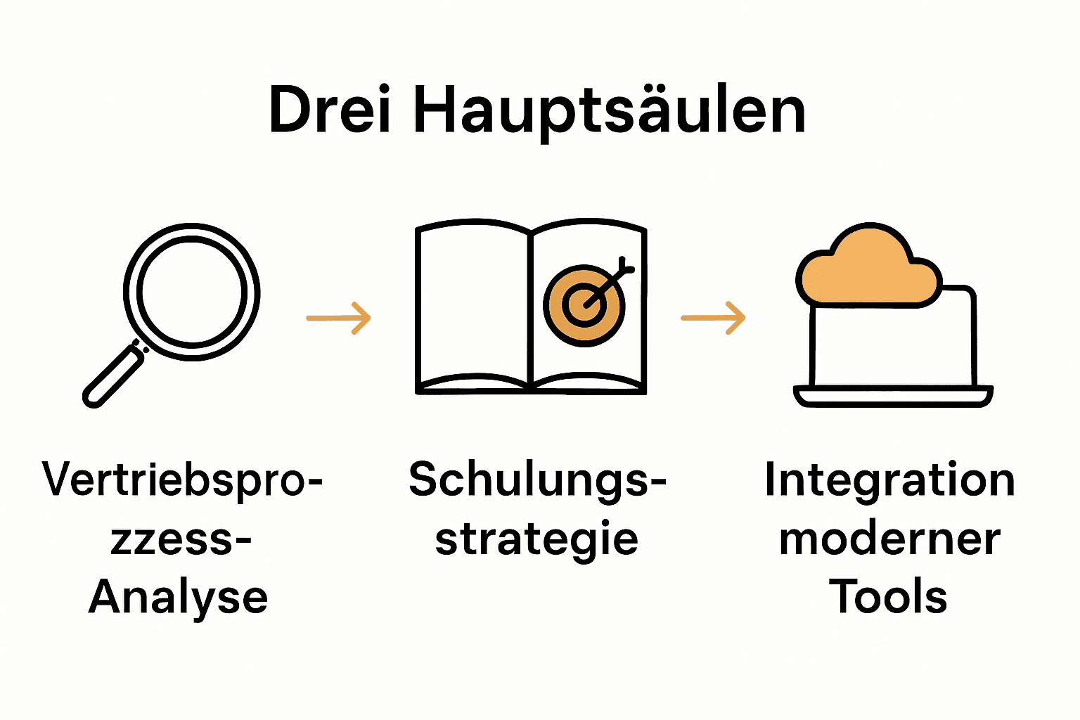 Infografik: Schritte zur Entwicklung eines erfolgreichen B2B-Vertriebsteams