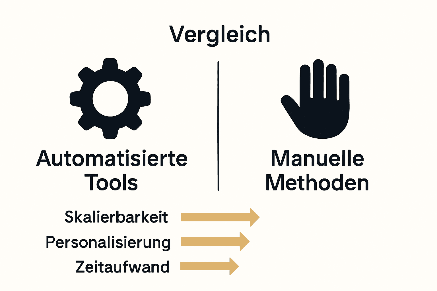 Vergleich Automatisierung und manuelle Methoden in Lead Nurturing