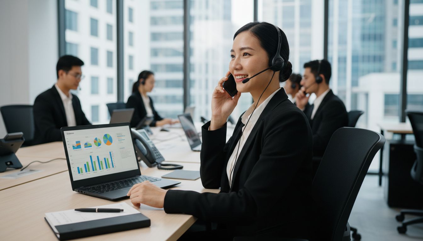 B2B Telefonverkauf Büro