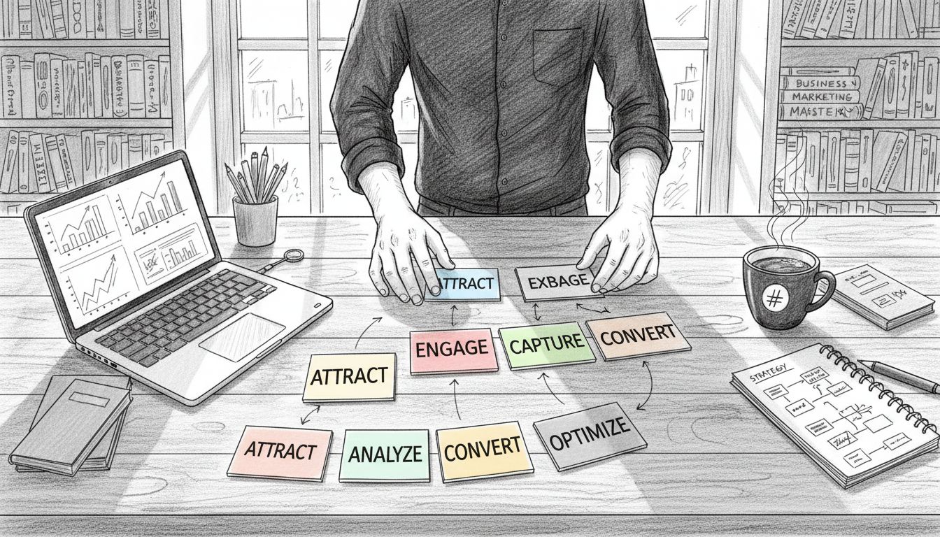 Hands arranging cards for lead process