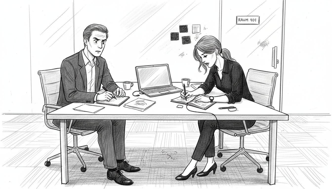 Kollegen im B2B-Vertriebsgespräch